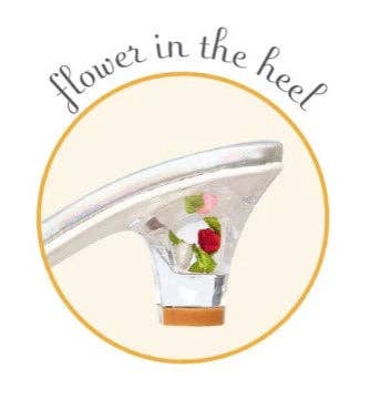 Ophelie Rainbow Butterfly Slipper Heel