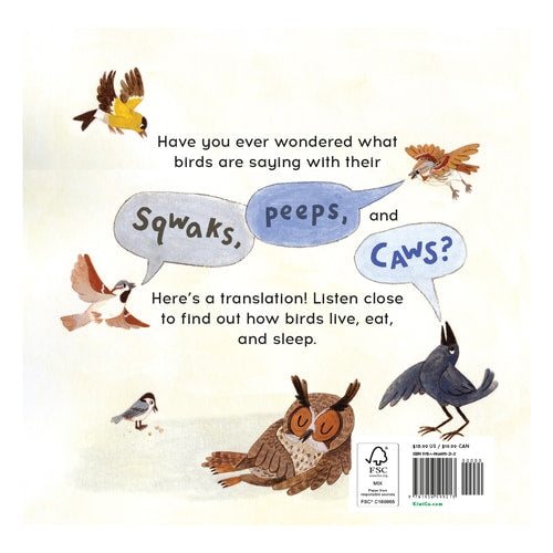 Birds Have A Lot To Say Book