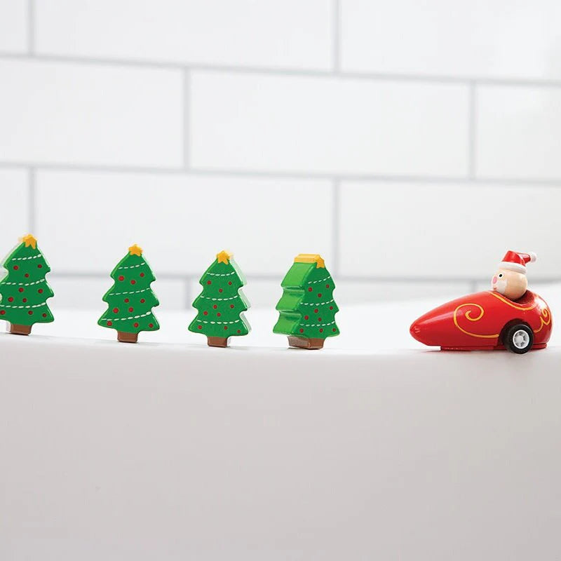 Santa & Christmas Trees Bowling Game