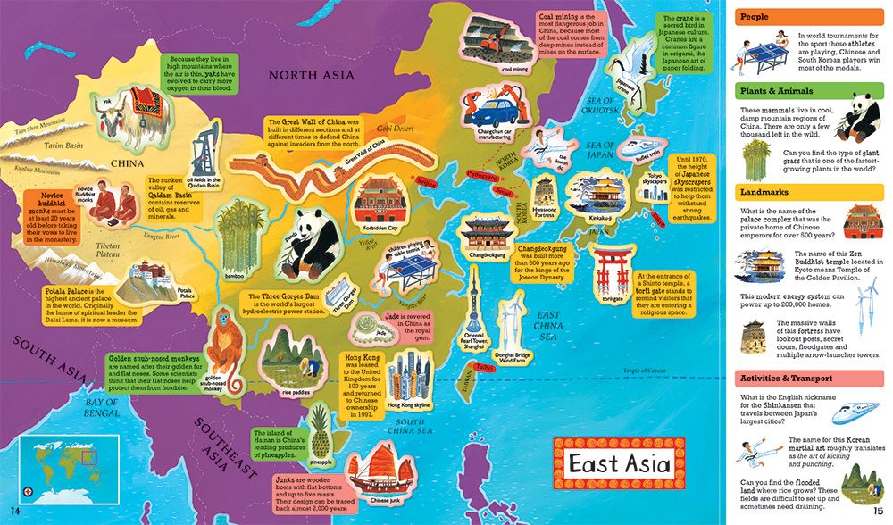 World Atlas | Sticker Book