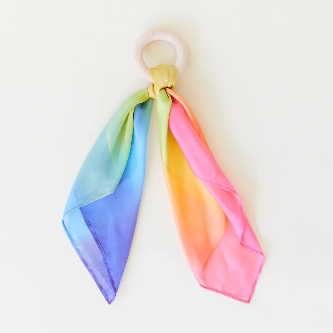 Rainbow Baby Teether by Sarah's Silks