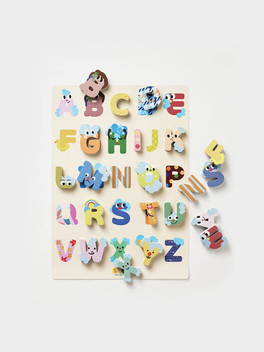Alphabet Bath Stickers & Poster Set