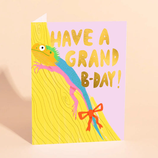 Beardy Dragon - Birthday Card