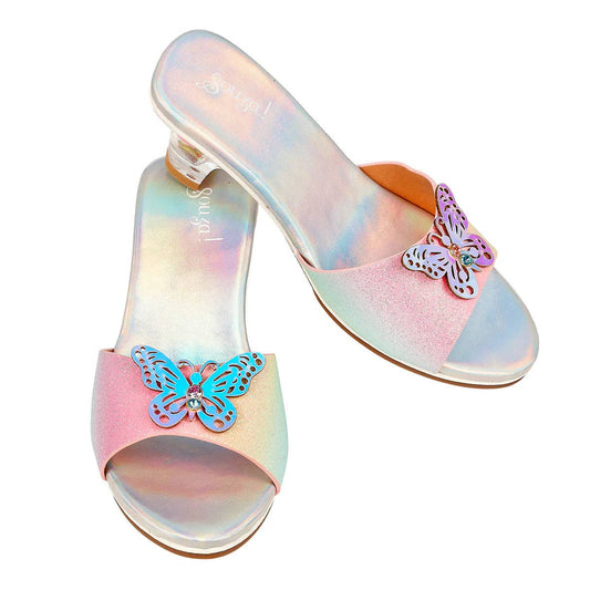 Ophelie Rainbow Butterfly Slipper Heel