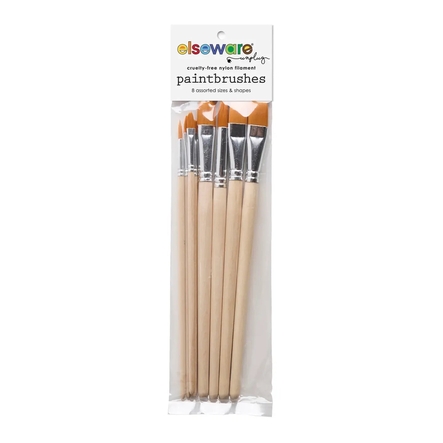 Paintbrush Set - 8 Assorted Sizes