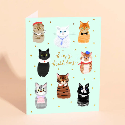 Party Cats - Birthday Card