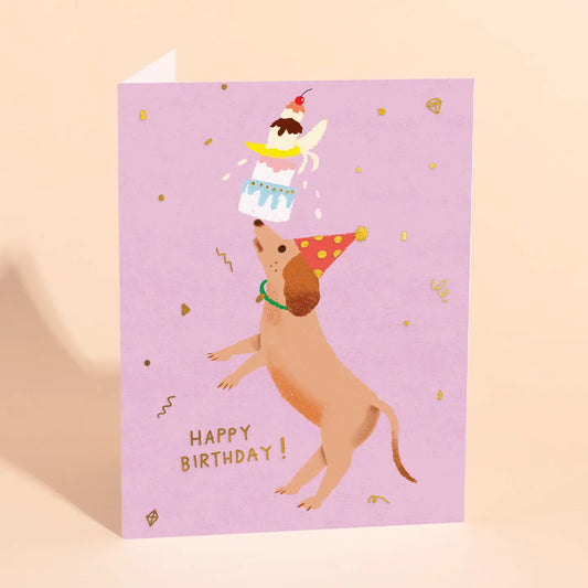 Party Dog - Birthday Card
