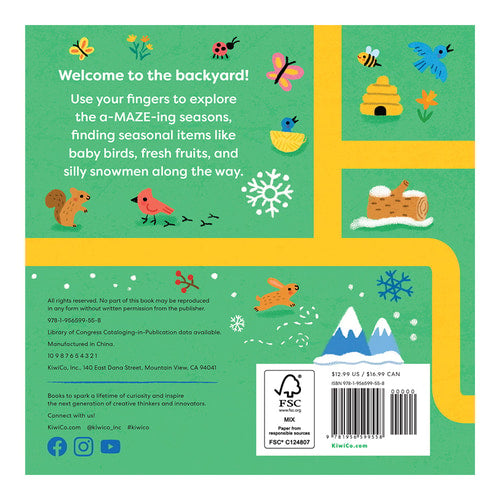The A-MAZE-ing Seasons: A follow-your-finger book!