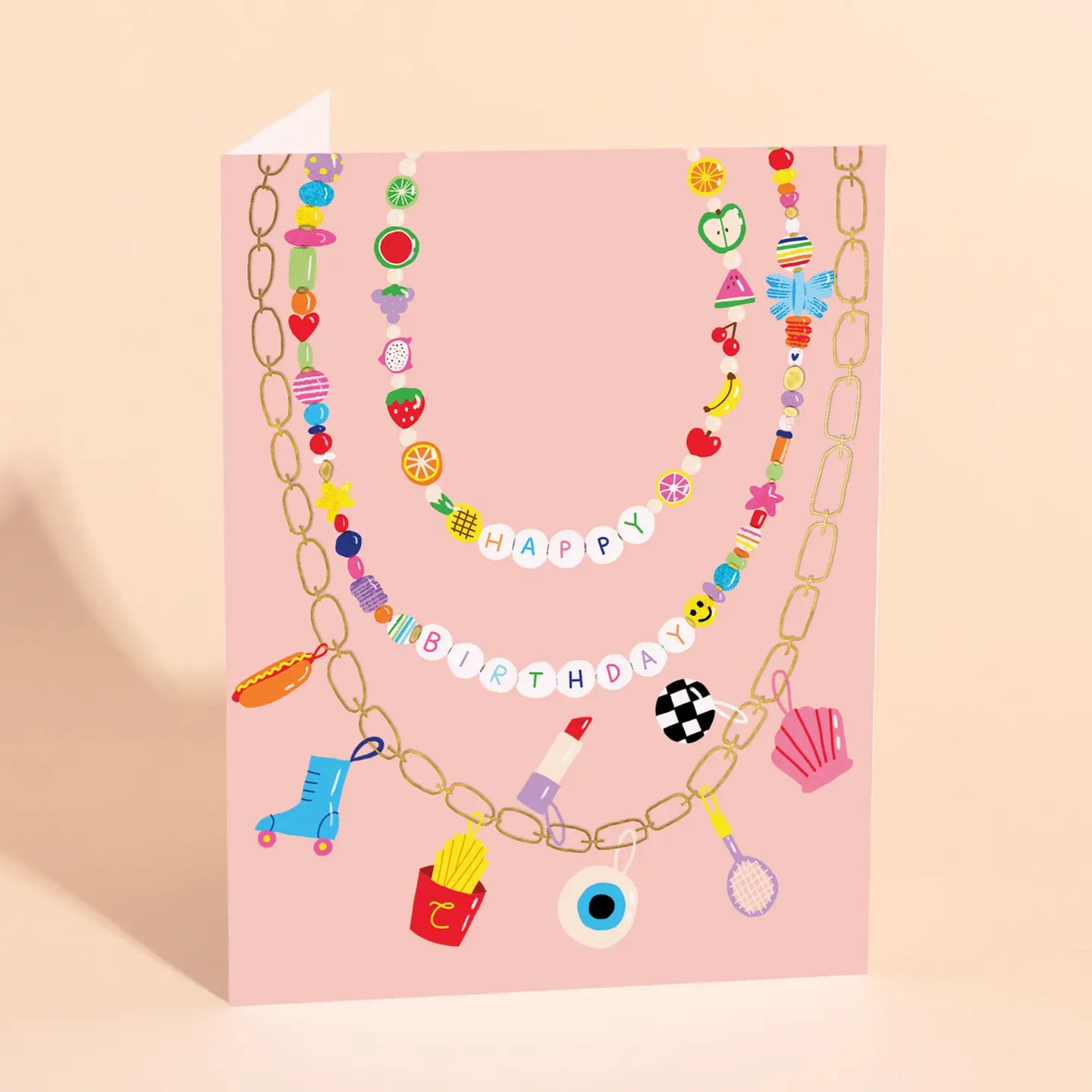 Festival Beads - Birthday Card