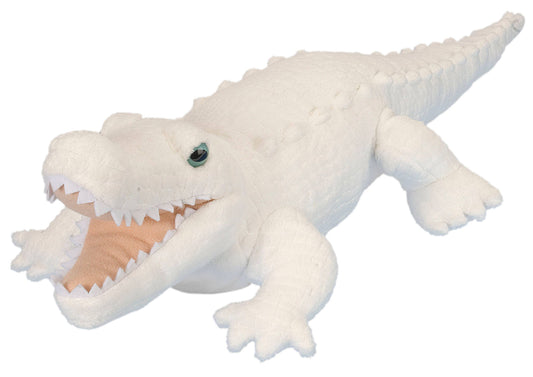 CK Alligator White Stuffed Animal 12"