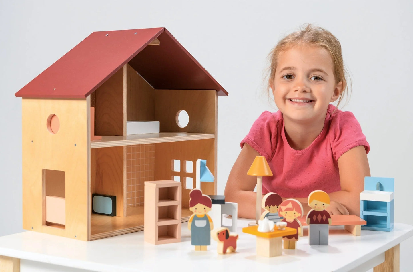 Poppets Dollhouse with Furniture