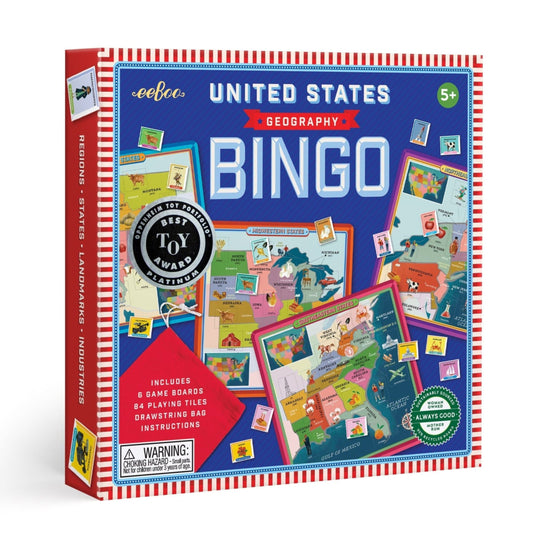 USA Geography Bingo by eeBoo