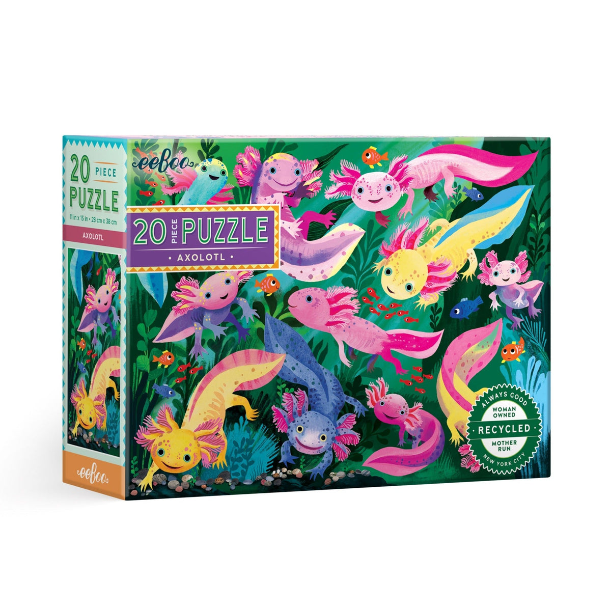 Axolotl 20 Piece Puzzle by eeBoo