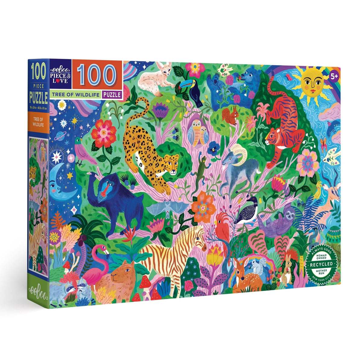 Tree of Wildlife 100 Piece Puzzle by eeBoo