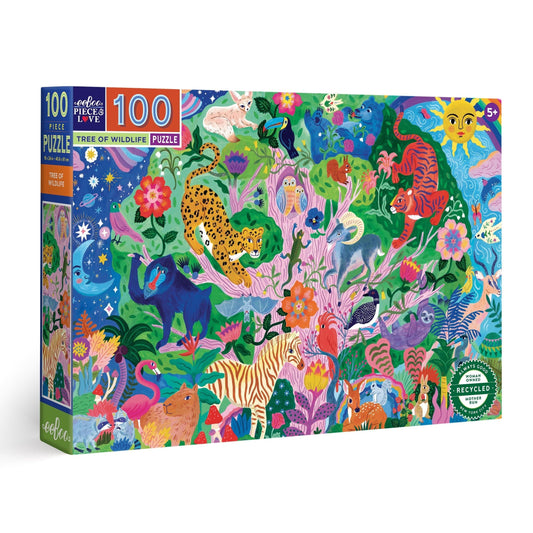 Tree of Wildlife 100 Piece Puzzle by eeBoo