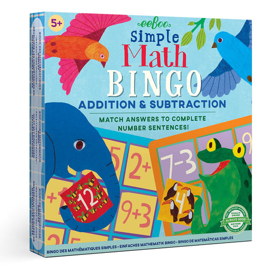 Simple Math Bingo by eeBoo