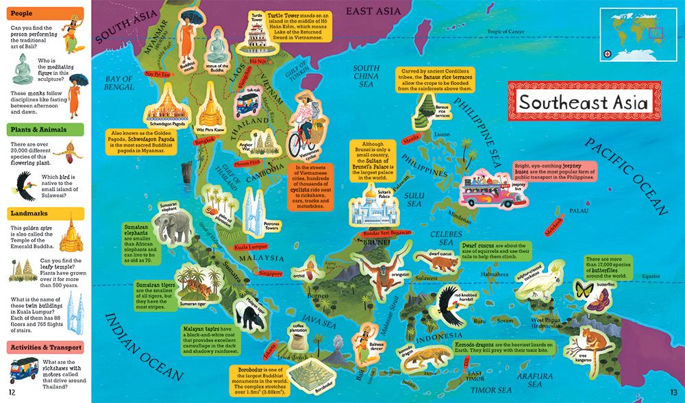 World Atlas | Sticker Book