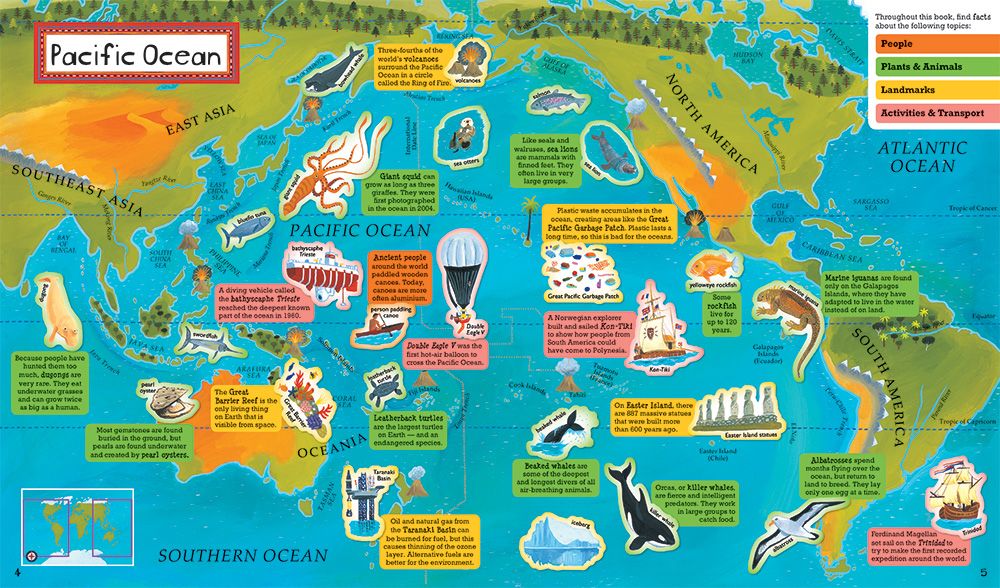 World Atlas | Sticker Book